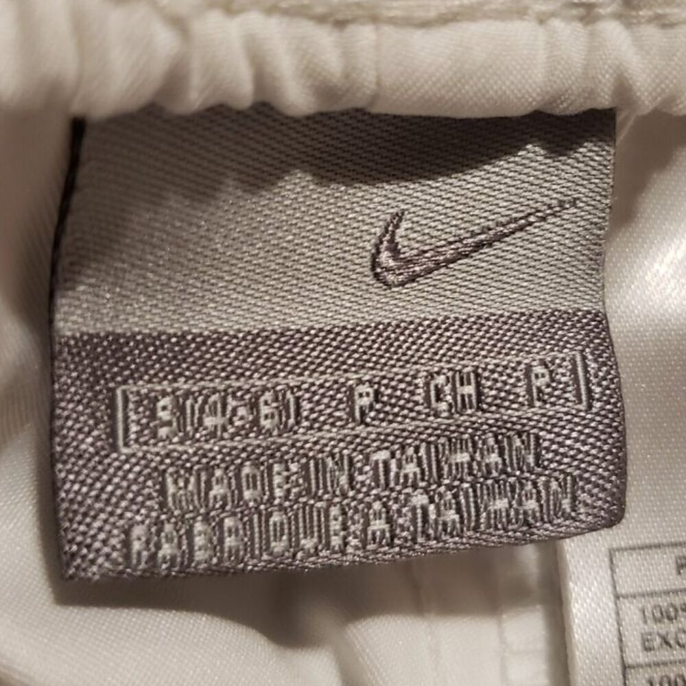 Vintage Nike Striped Cropped Track Pants Women's Small S White Y2K Athliesure - Picture 8 of 13